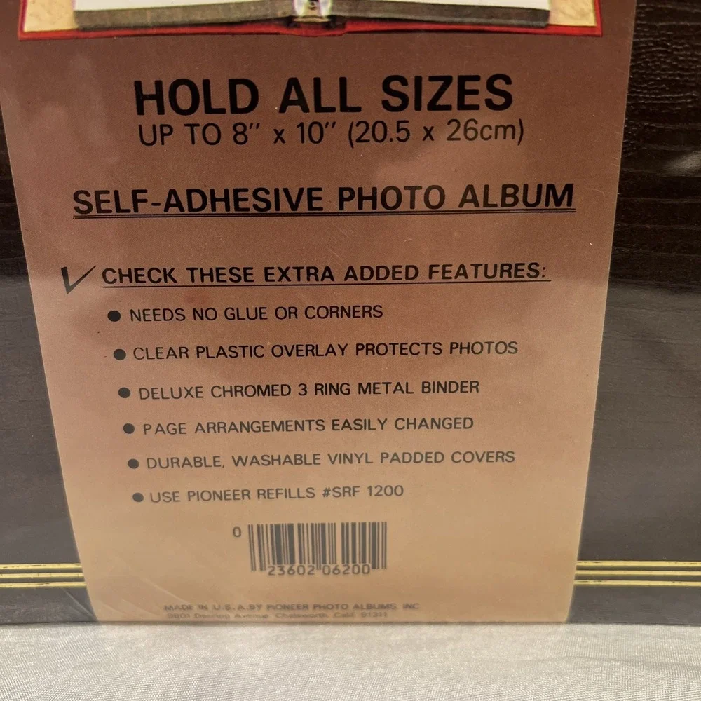 Vintage Pioneer Deluxe Cover 100‎ Photo Album Large Fast-stick  50 Sheets NEW